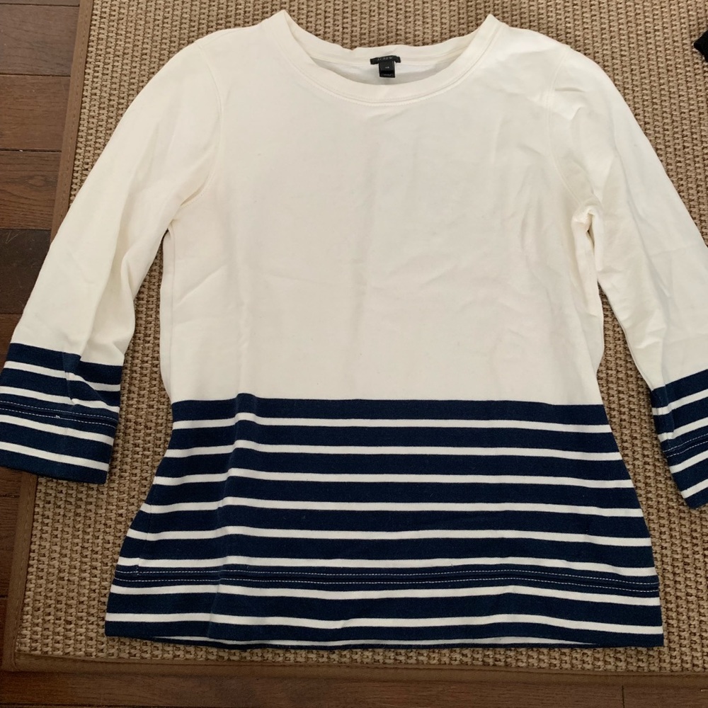 J.Crew Striped Sweatshirt XS